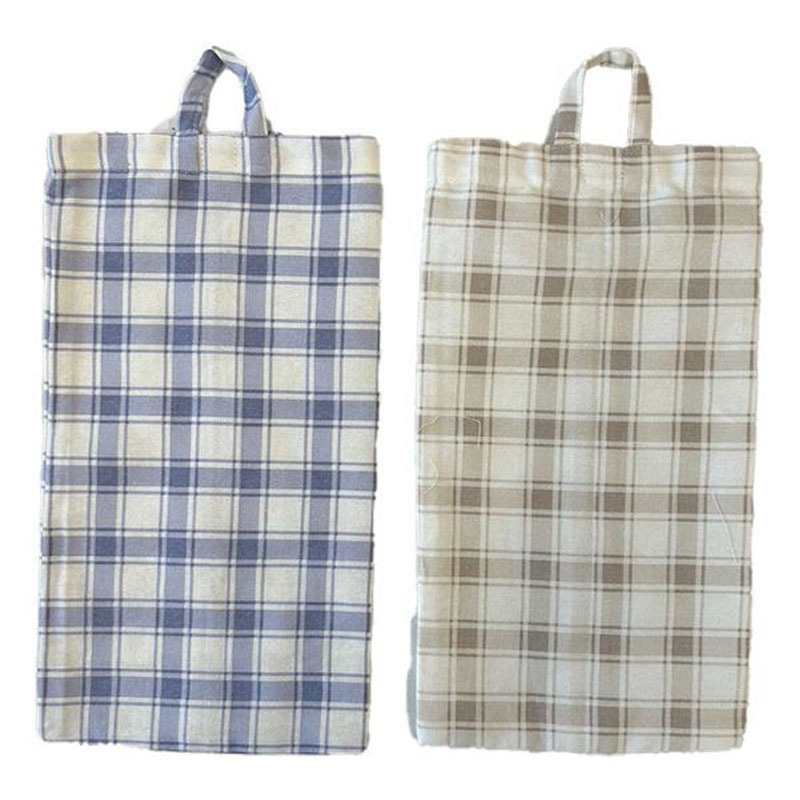 ティッシュケースカバー　チェック柄