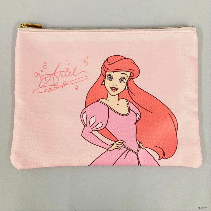 数量限定】ディズニープリンセス フラットポーチ アリエル【公式】≪1