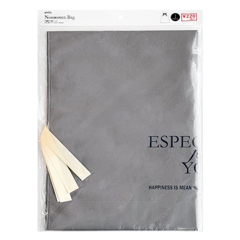 不織布巾着　底マチ　３Ｌ　ＥＳＰ