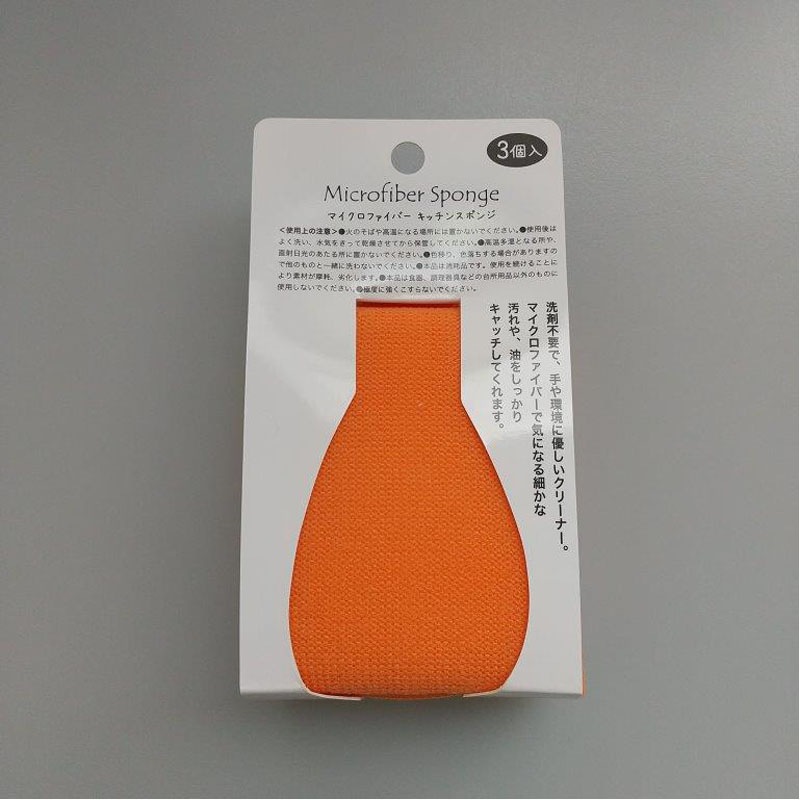 マイクロファイバーキッチンスポンジ３Ｐ