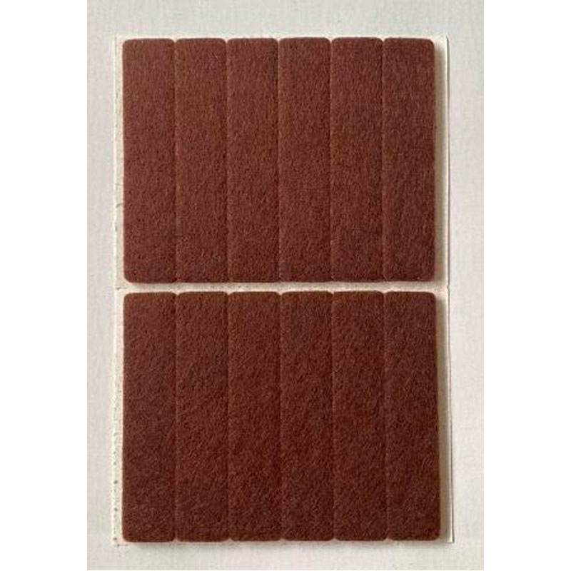 キズ防止フェルトパッド長角型　１２Ｐ