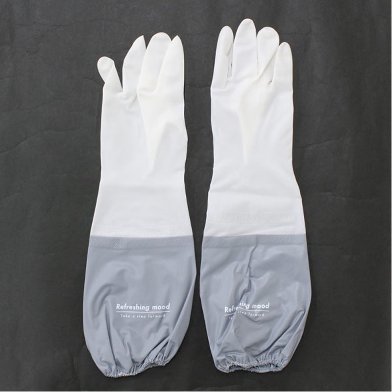 ズレにくいロングゴム手袋