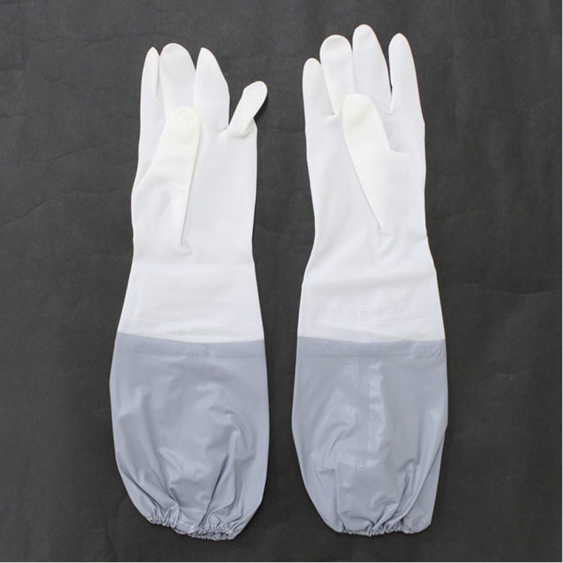 ズレにくいロングゴム手袋