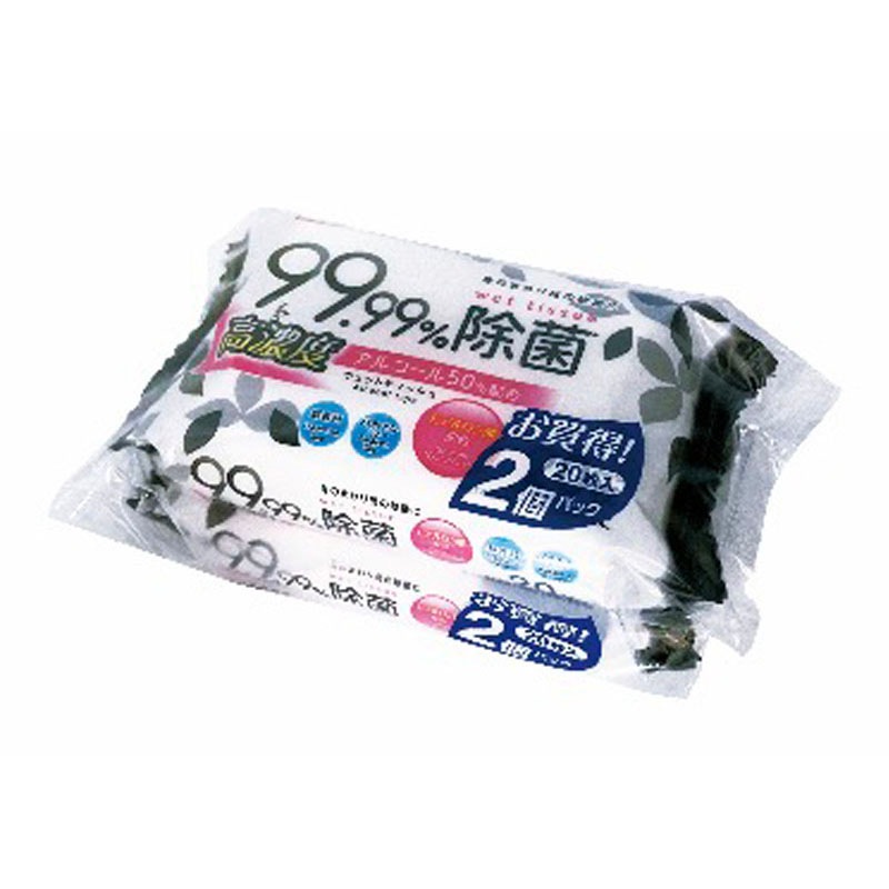高濃度Ａｌｃ５０％ウェット　２０枚２Ｐ