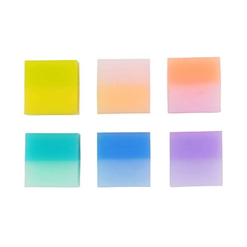 カラー消しゴム 6P【公式】≪1個からお届け≫Can☆Doネットショップ