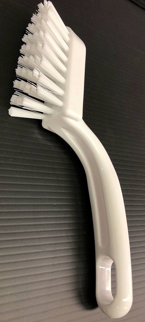 子供靴洗いシューズブラシ　ホワイト