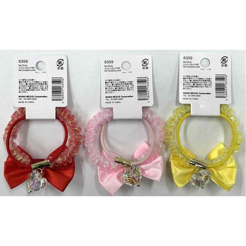 fav ゴム＆シュシュセット WC【公式】≪1個からお届け≫Can☆Do