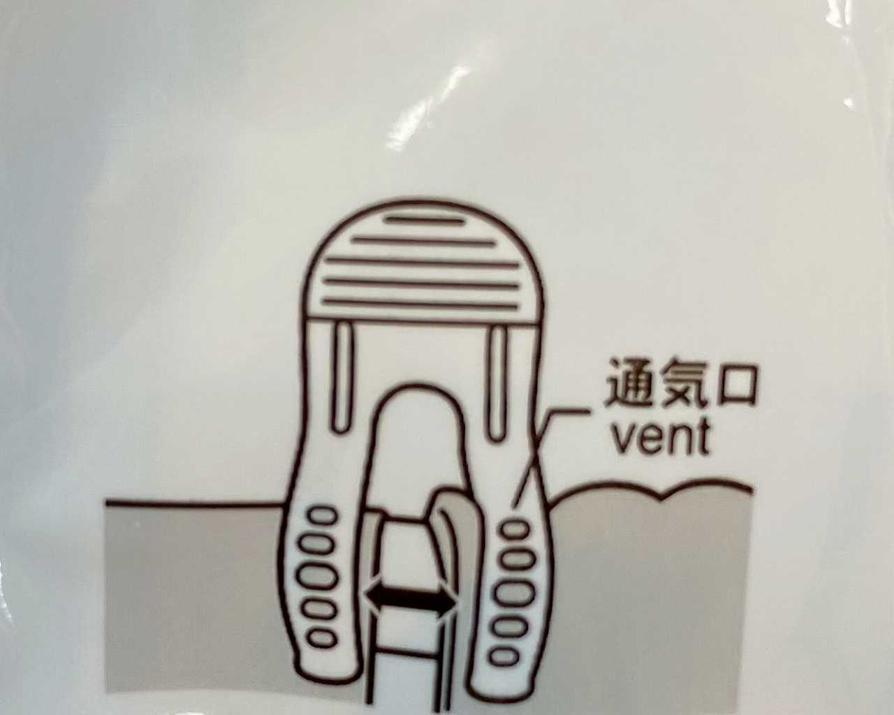 ＬＲホワイト　Ｕ型Ｗバネピンチ通気口４Ｐ