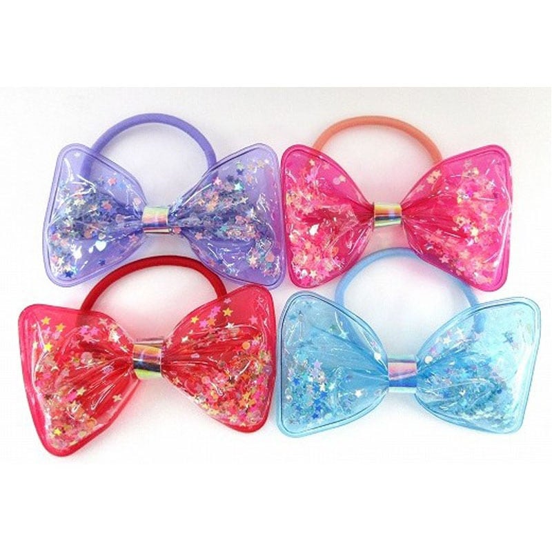 ヘアゴム リボンラメ【公式】≪1個からお届け≫Can☆Doネットショップ