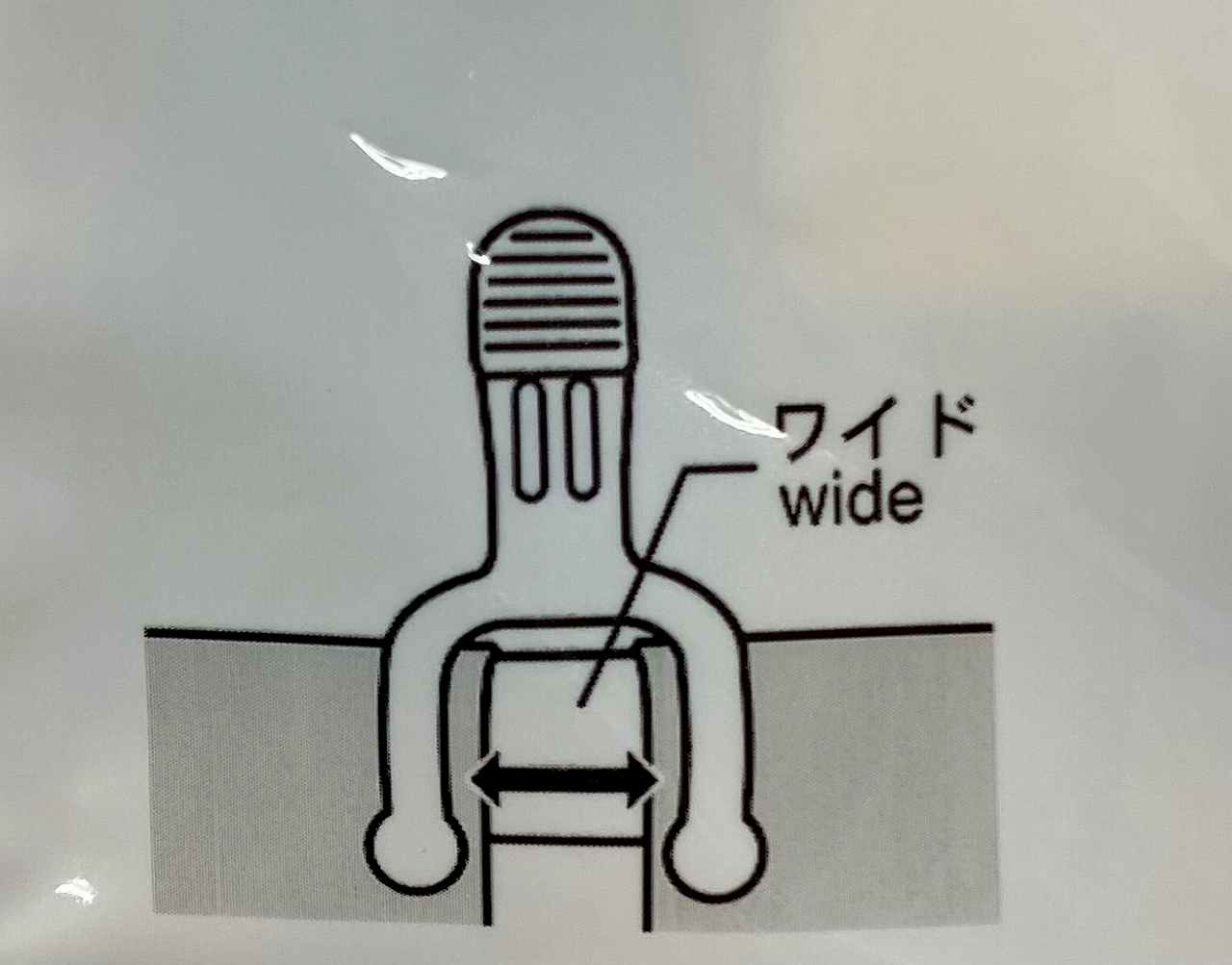 ＬＲホワイト　Ｙ型Ｗバネピンチワイド６Ｐ