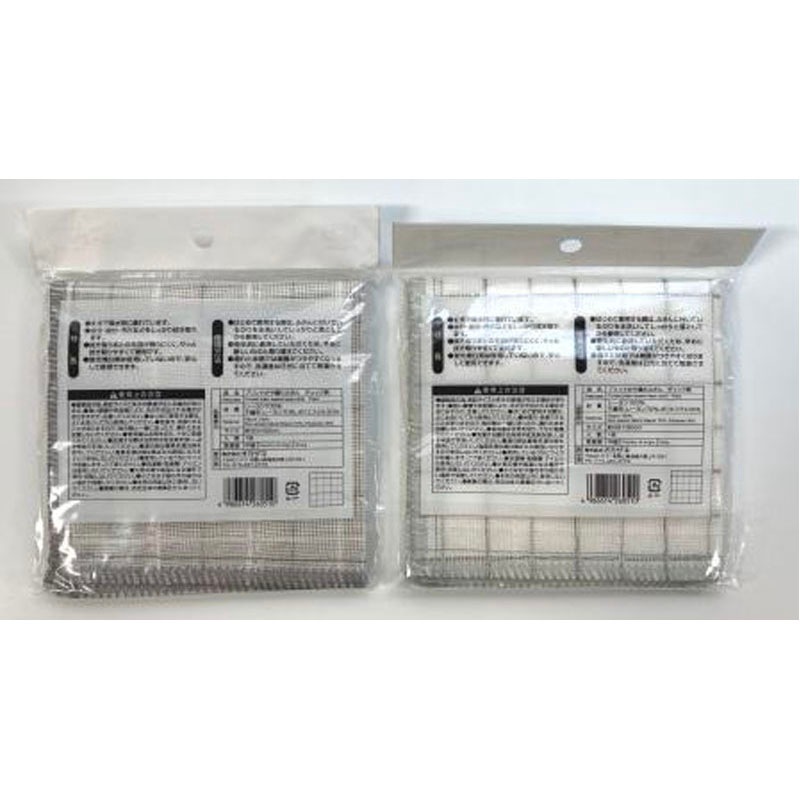 プリントかや織りふきん　チェック柄