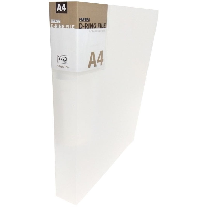 Ｄリングファイル　Ａ４　クリアー