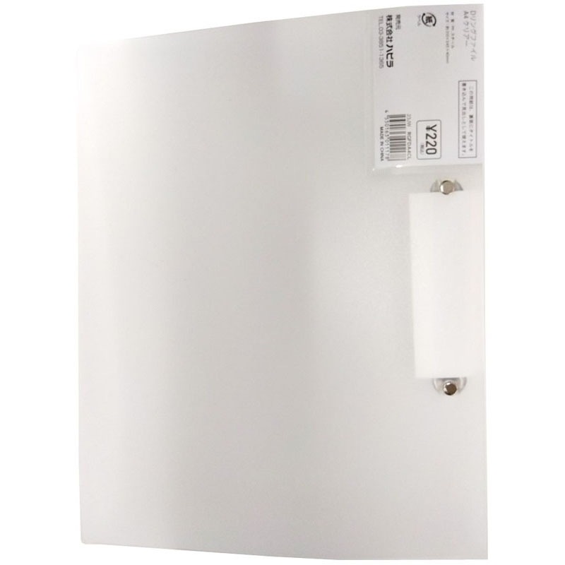 Ｄリングファイル　Ａ４　クリアー