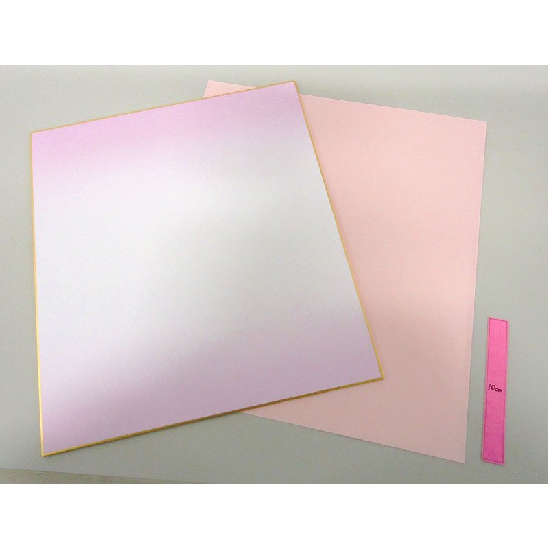 ぼかし色紙（封筒付き）　３色