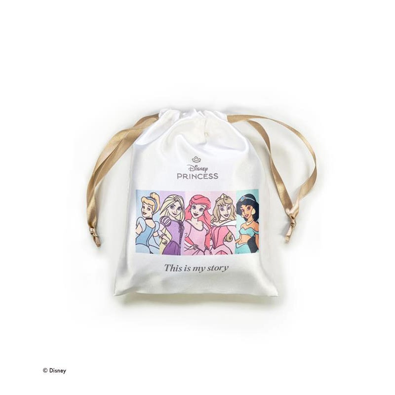 ディズニープリンセス　サテン巾着Ｓ