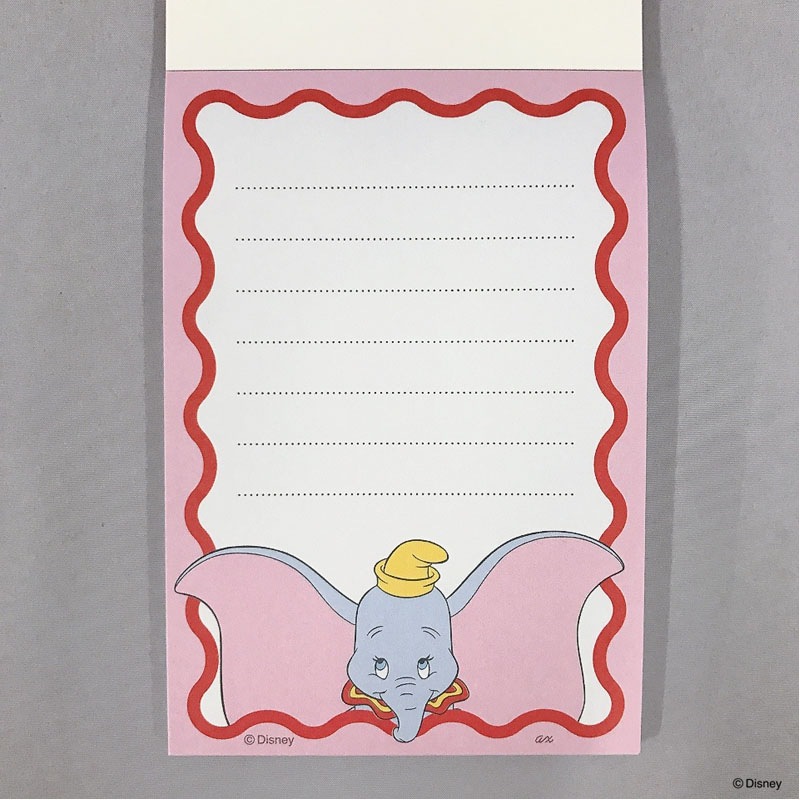 ディズニー メモ 数量限定】ディズニー／ダンボ メモ帳【公式】≪1個からお届け≫Can