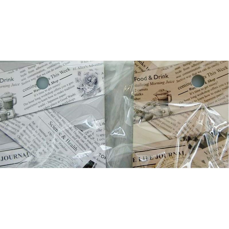 マスキングテープ　３０ＭＭ　英字新聞