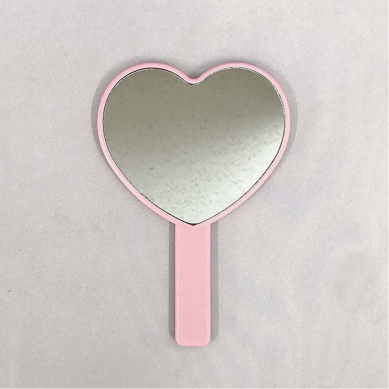 持ち手付きミラー ハート型【公式】≪1個からお届け≫Can☆Doネット