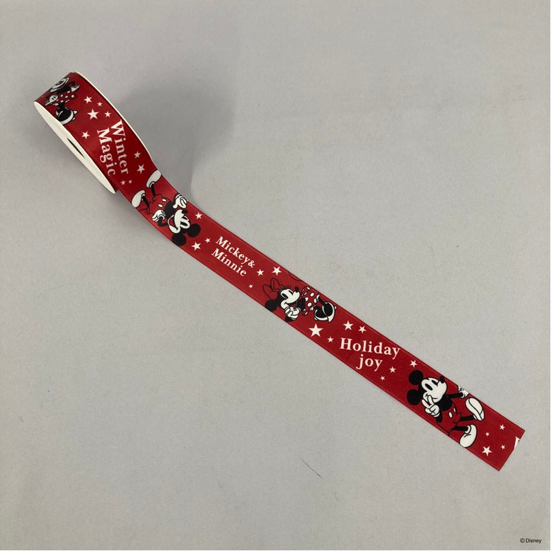 ディズニー／ウィンターホリデー　プリントリボン