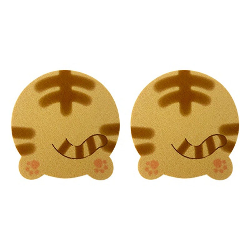 おしりのコースター　ねこ　２Ｐ