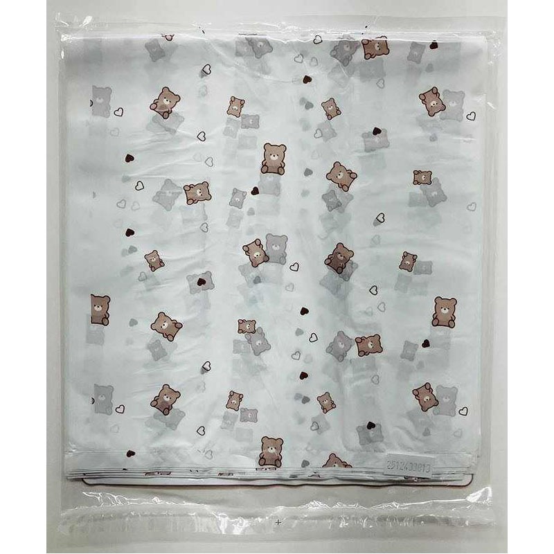 プリント手さげ袋３５号２０Ｐ　クマ柄