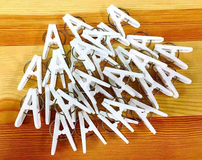 ＬＲホワイト　ランドリーミニピンチ３０Ｐ