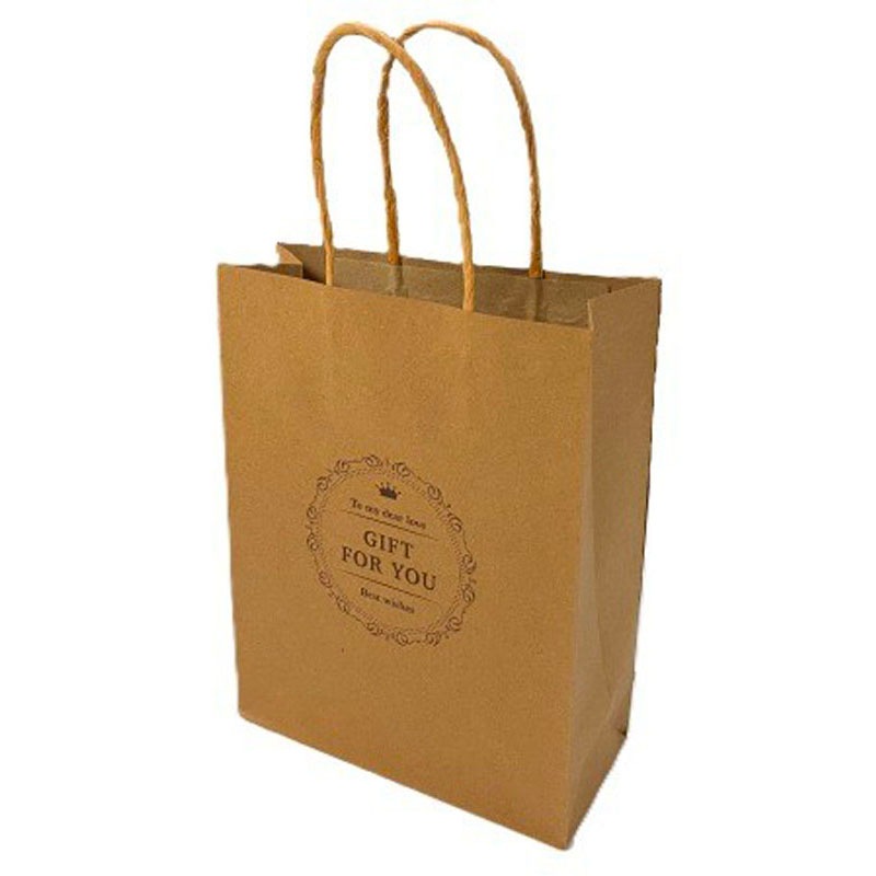 クラフトバッグ　プリント　Ｓ　３枚