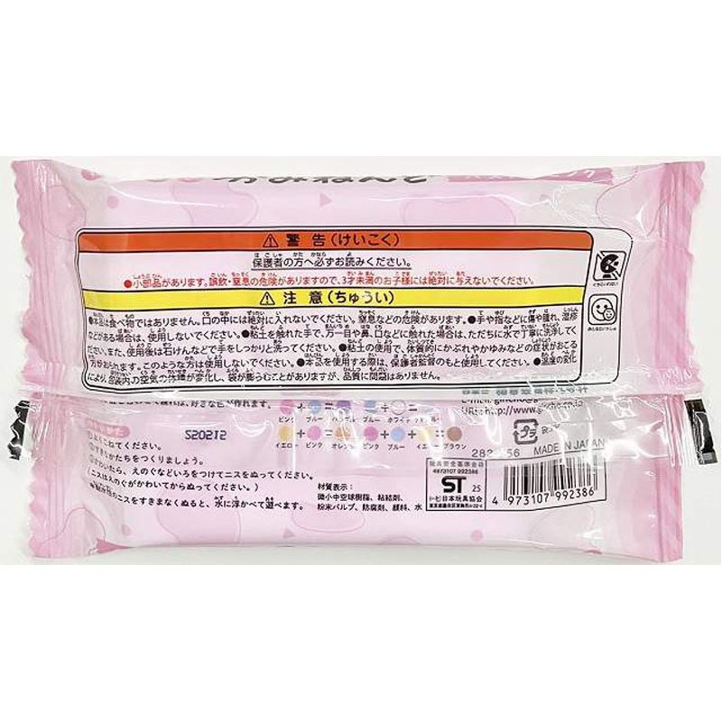 銀鳥やさしい紙粘土６０Ｇ　パステル桃色