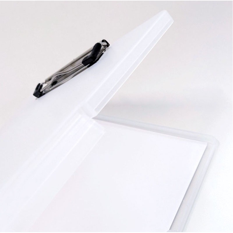 収納付きクリップボード　Ａ４　クリアー