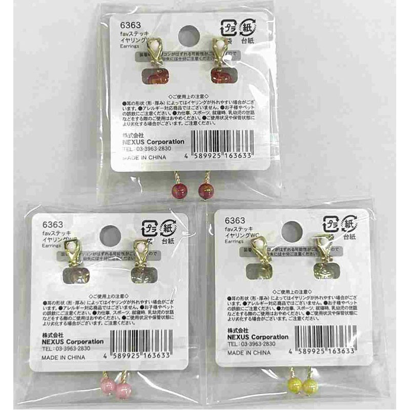 fav ステッキイヤリング WC