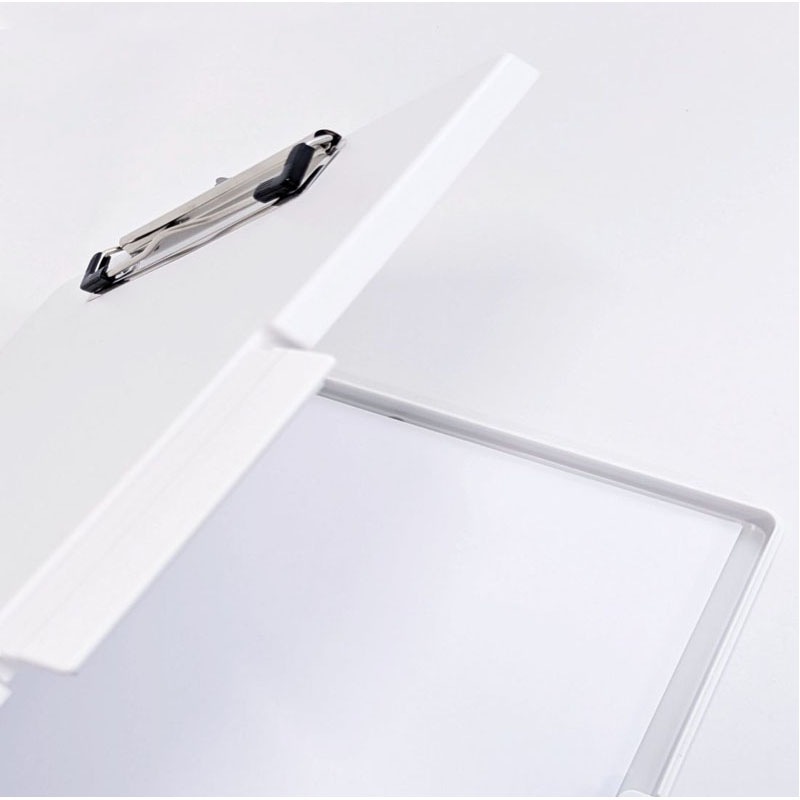 収納付きクリップボード　Ａ４　ホワイト