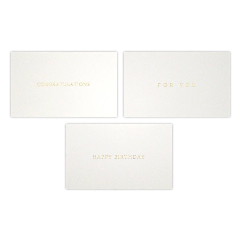 ミニカードメッセージ入り　１０枚