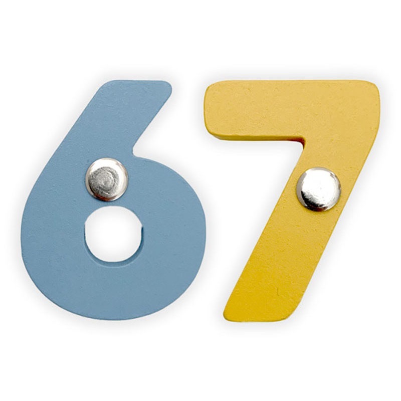 木製お魚つりセット　すうじ６・７