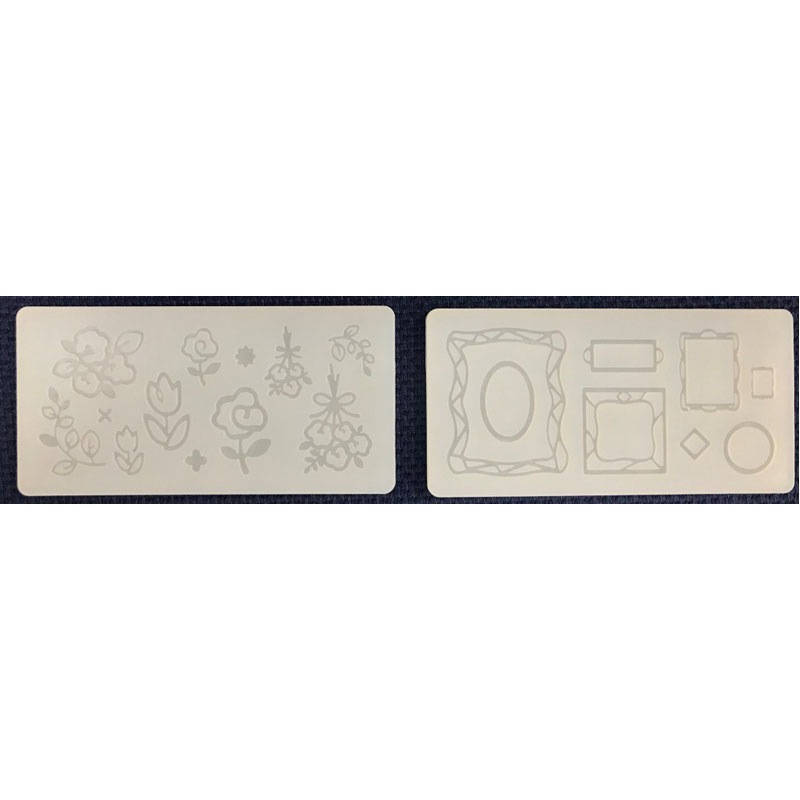 シート型モールド　フレーム＆フラワー