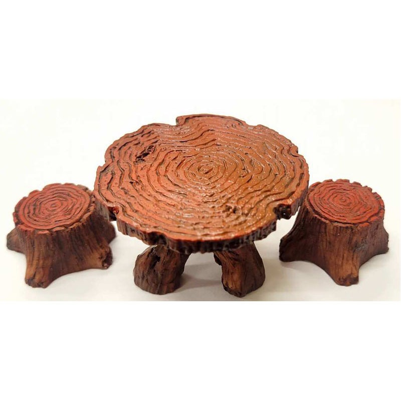 ミニ切り株椅子とテーブルセット【公式】≪1個からお届け≫Can☆Do