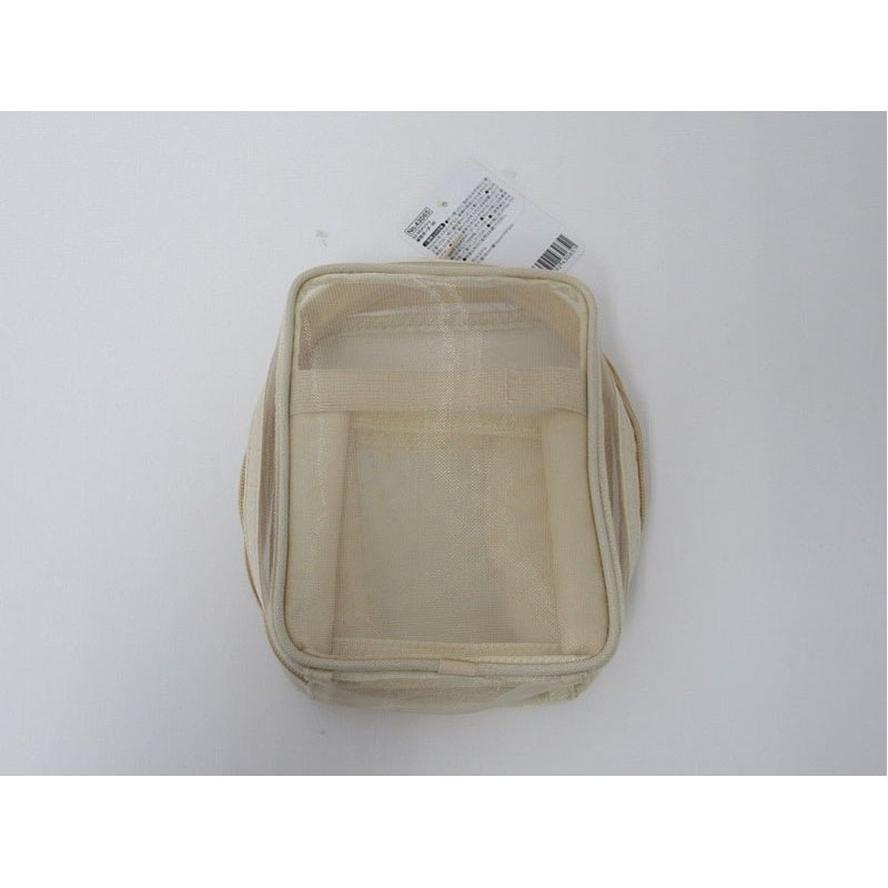 メッシュ縦型ポーチ　ＢＧ