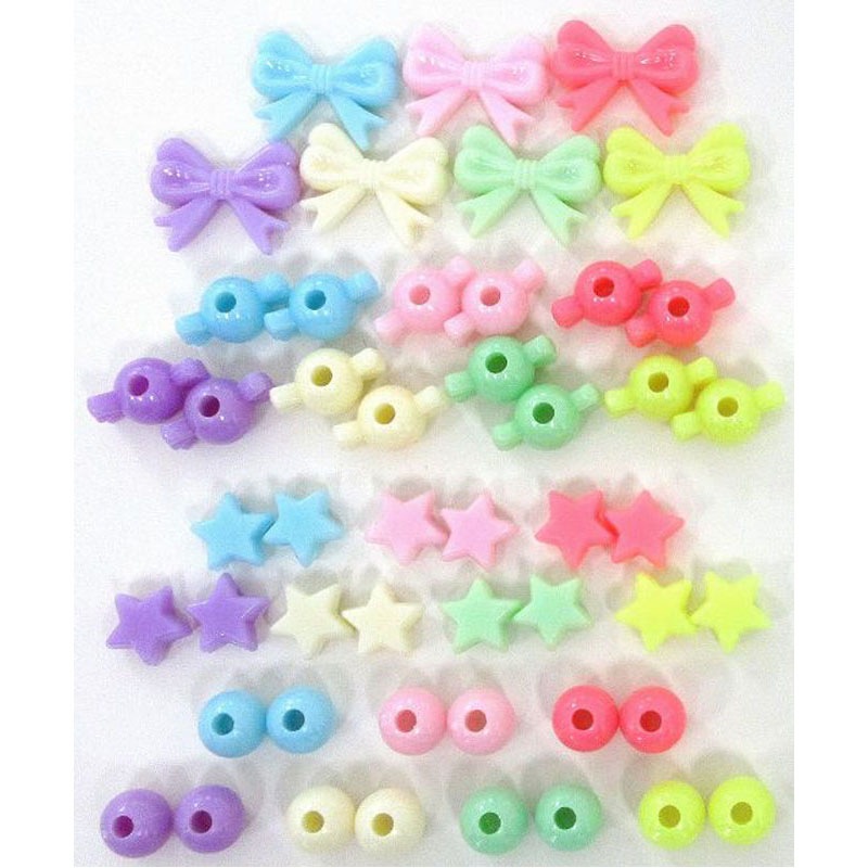 ビーズ　リボン・キャンディＭｉｘ　４９Ｐ