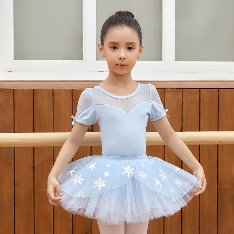 バレエレオタード キッズジュニア 3色展開 SIK1995