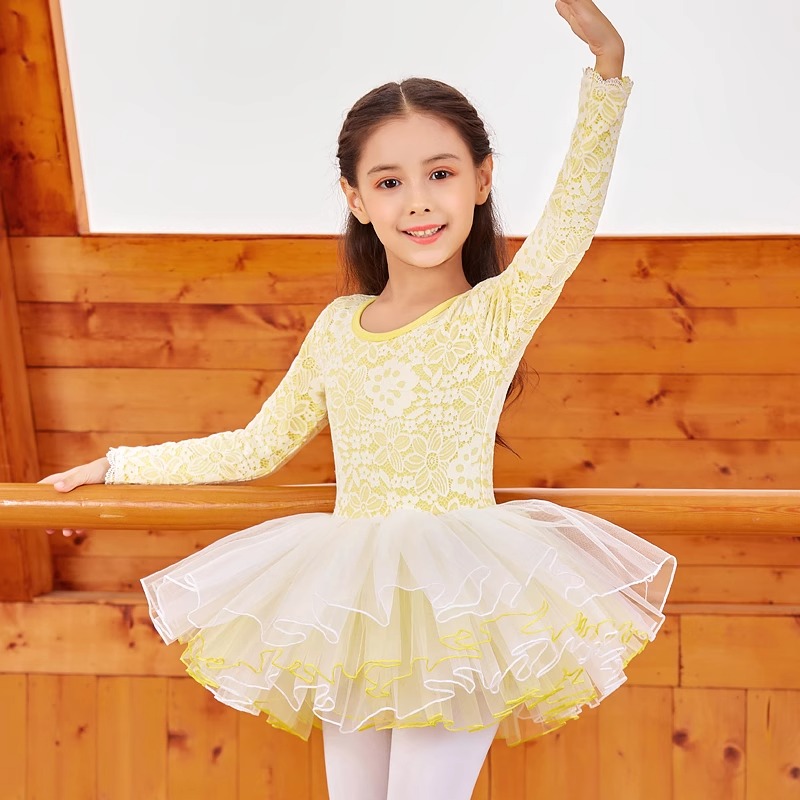 スカート付レオタード キッズジュニア 2色展開 SIK1808