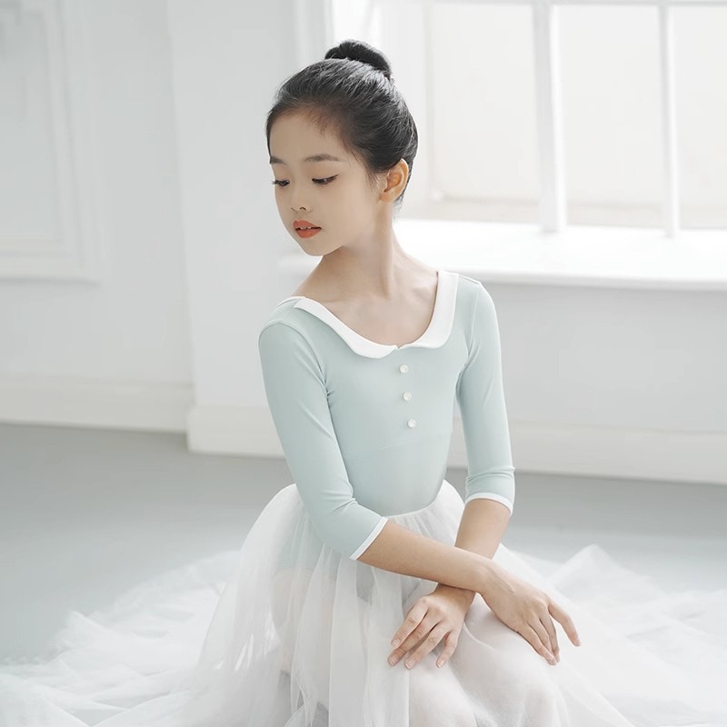 ジュニアロングスリーブレオタードJSM1055-1