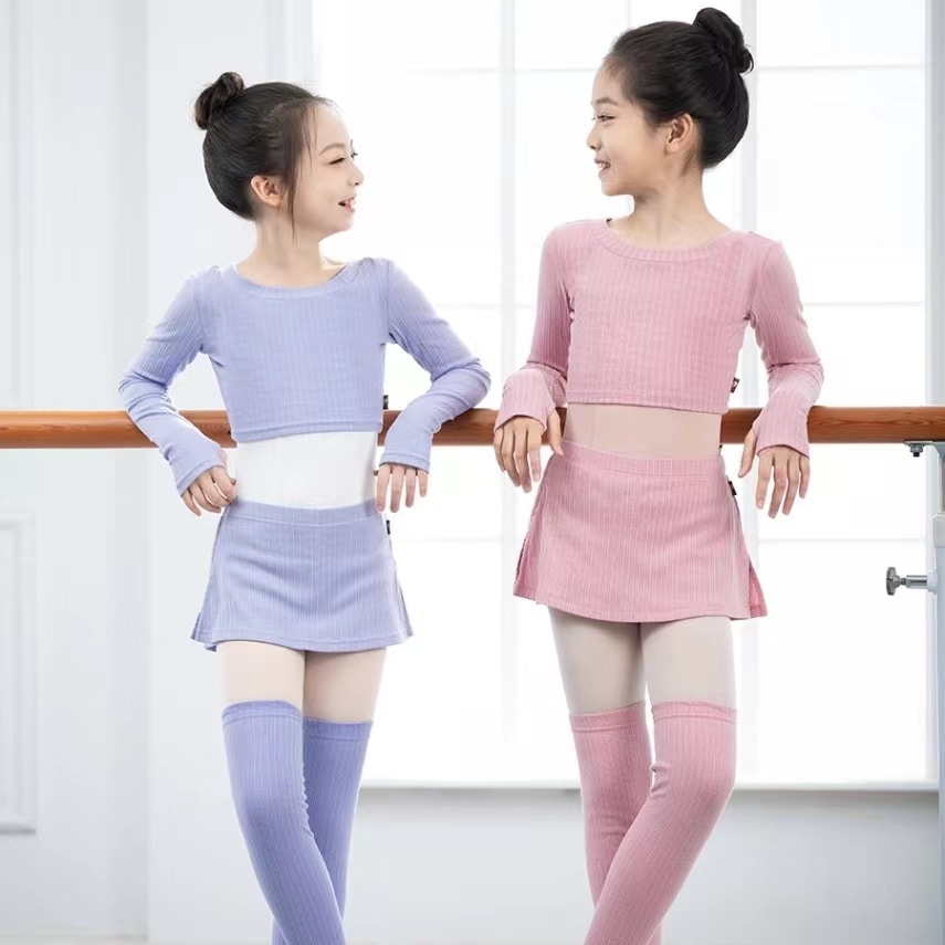 長袖ショートトップ　ボトムス レッグウォーマー2色展開 JSM2015-1