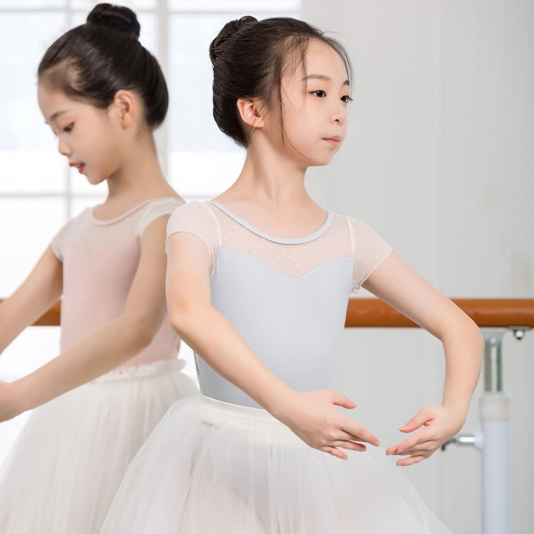 ジュニアノースリーブレオタードJS1134-1