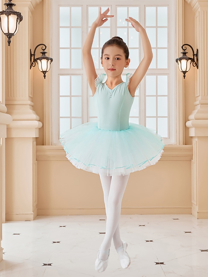 Amazon.com: ZX Girl's Ballet Dress Camisole Skirted Leotard