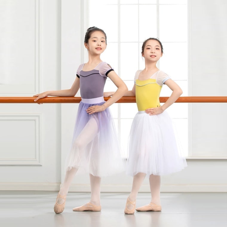 ジュニア・レディーススリーブレオタードJSM1144-1