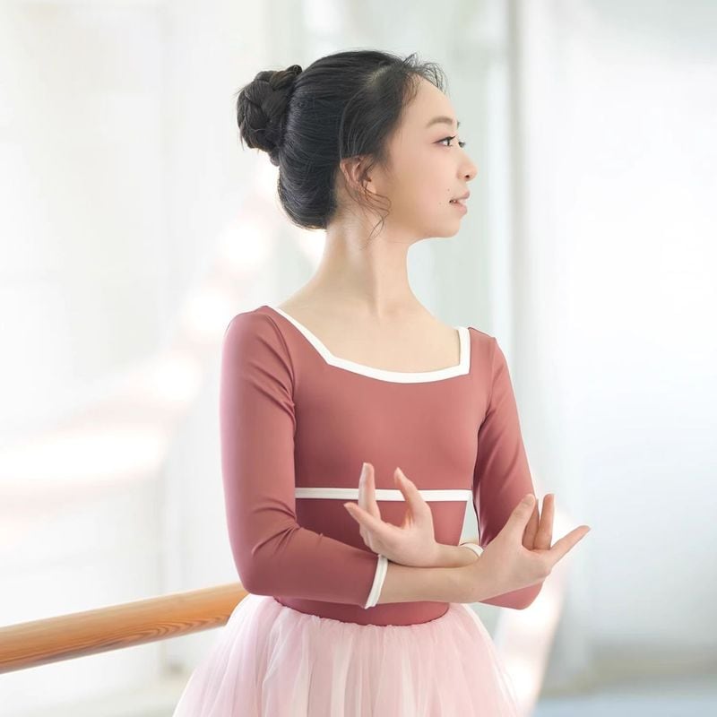 ジュニアキャミソールレオタード2色展開JSM1168-1