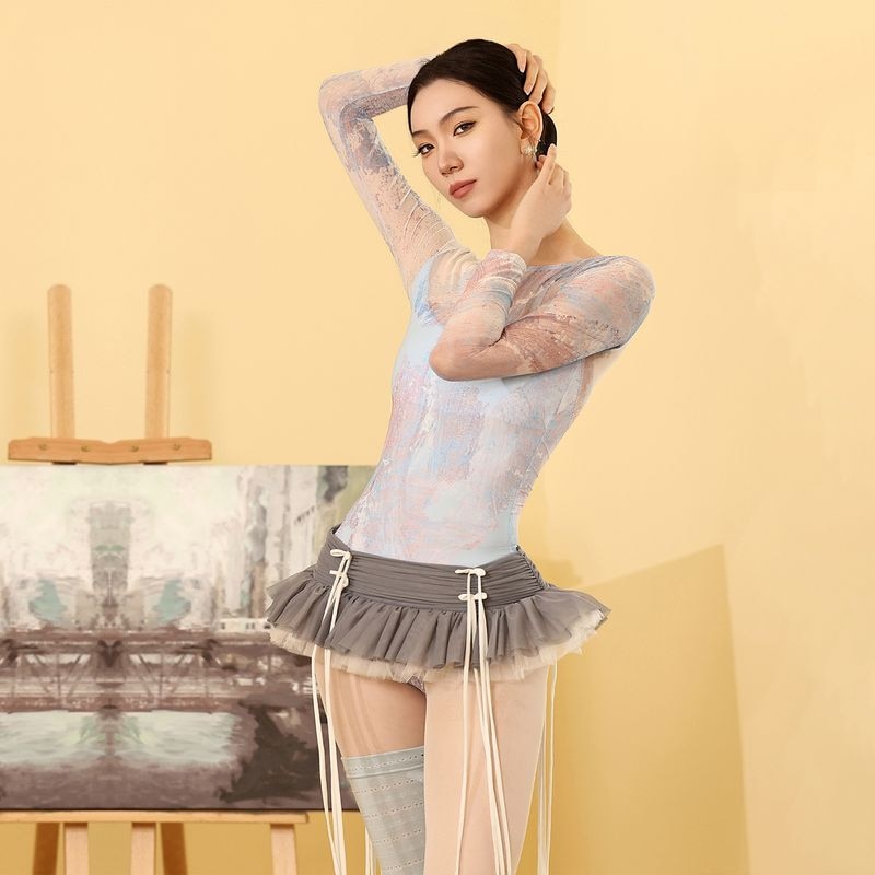 ロングスリーブレオタード 2色展開 DZB321