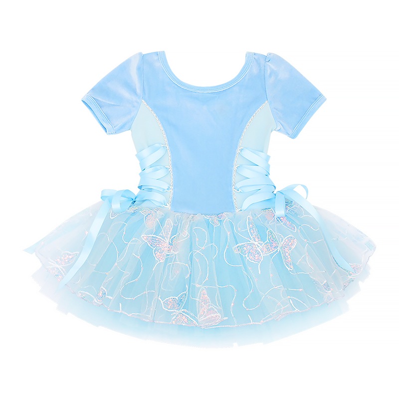 スカート付レオタード キッズ ジュニア 2色展開 SIK1823