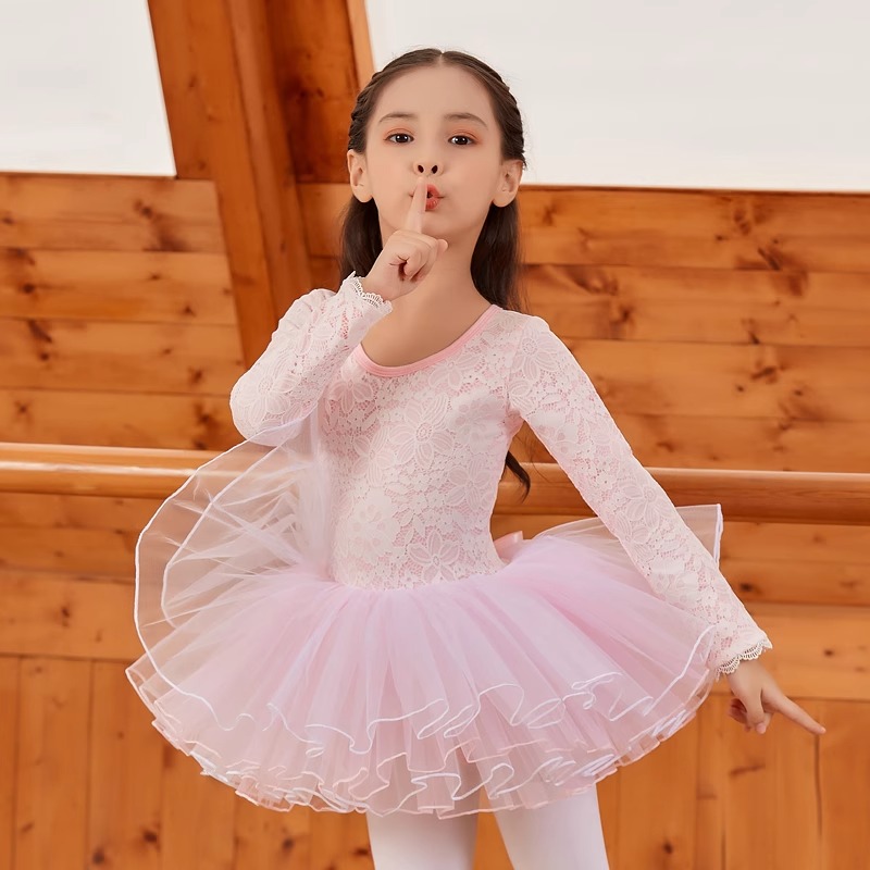 スカート付レオタード キッズジュニア 2色展開 SIK1808