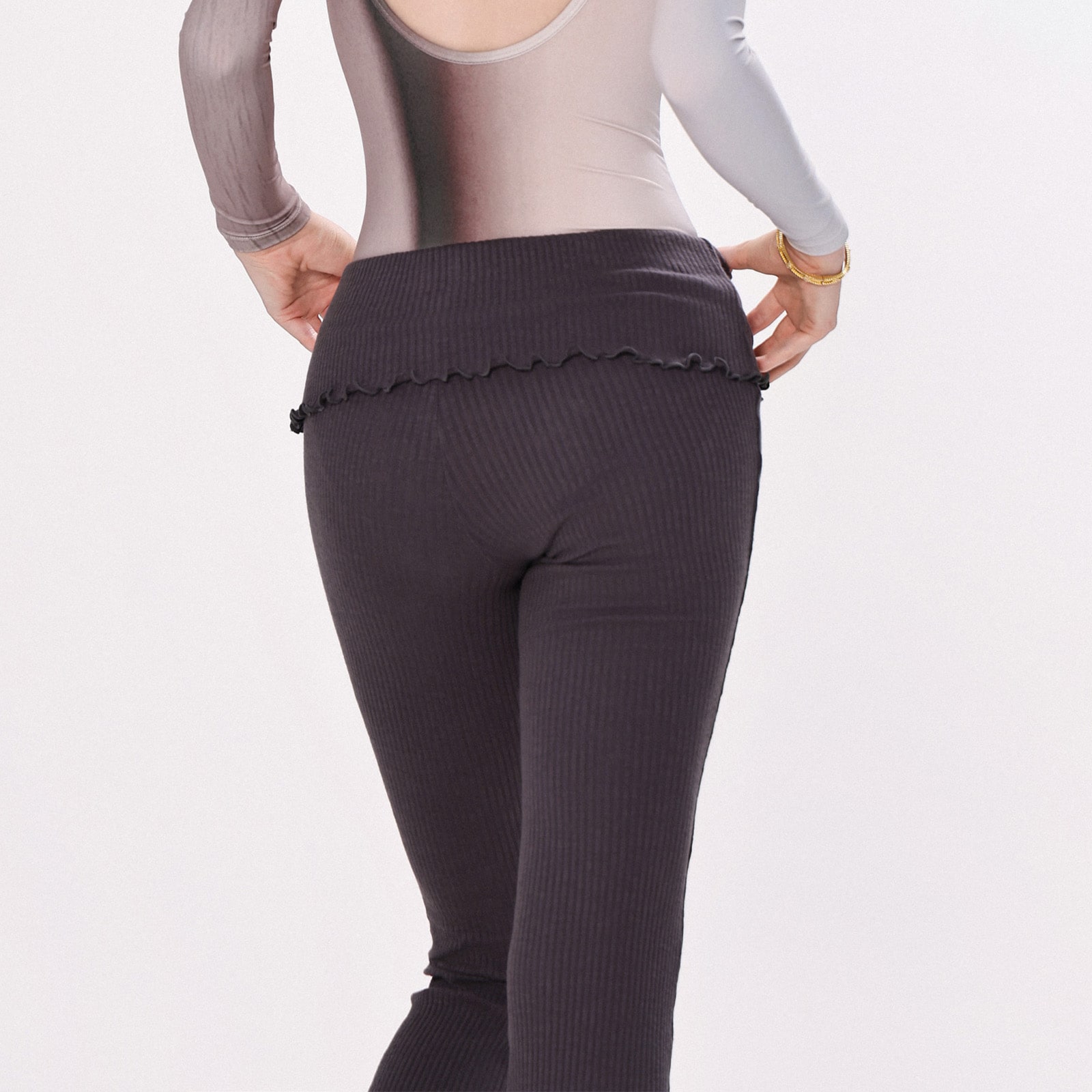 ハイウエストボトムス大人DZB356