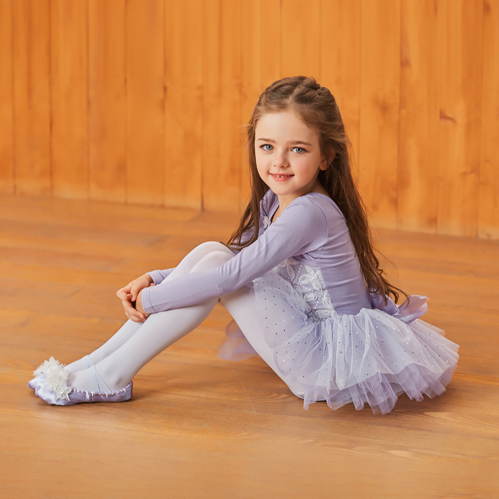 スカート付レオタード キッズジュニア 2色展開  SIK1972